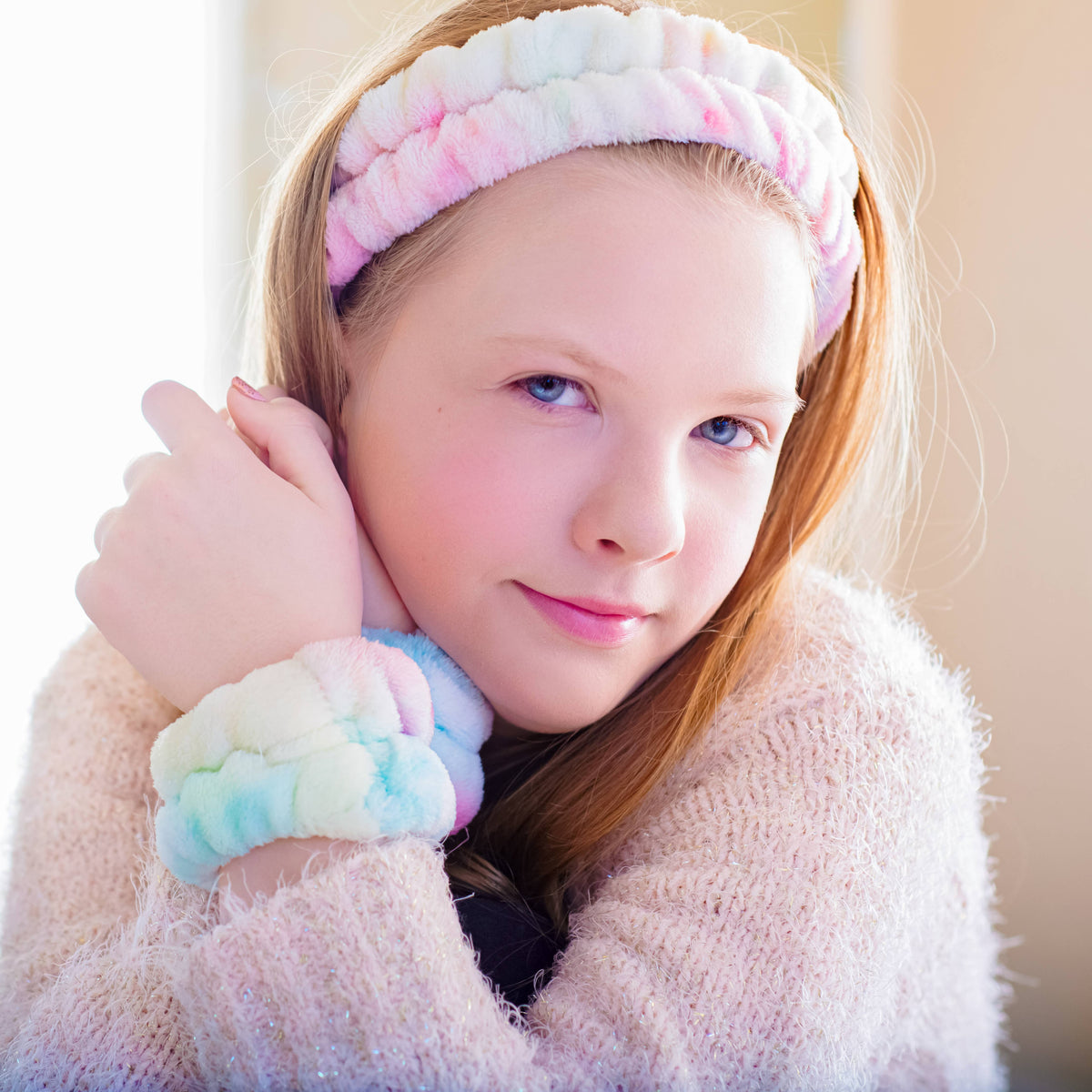 Self Care Spa Headband & Wristband Set