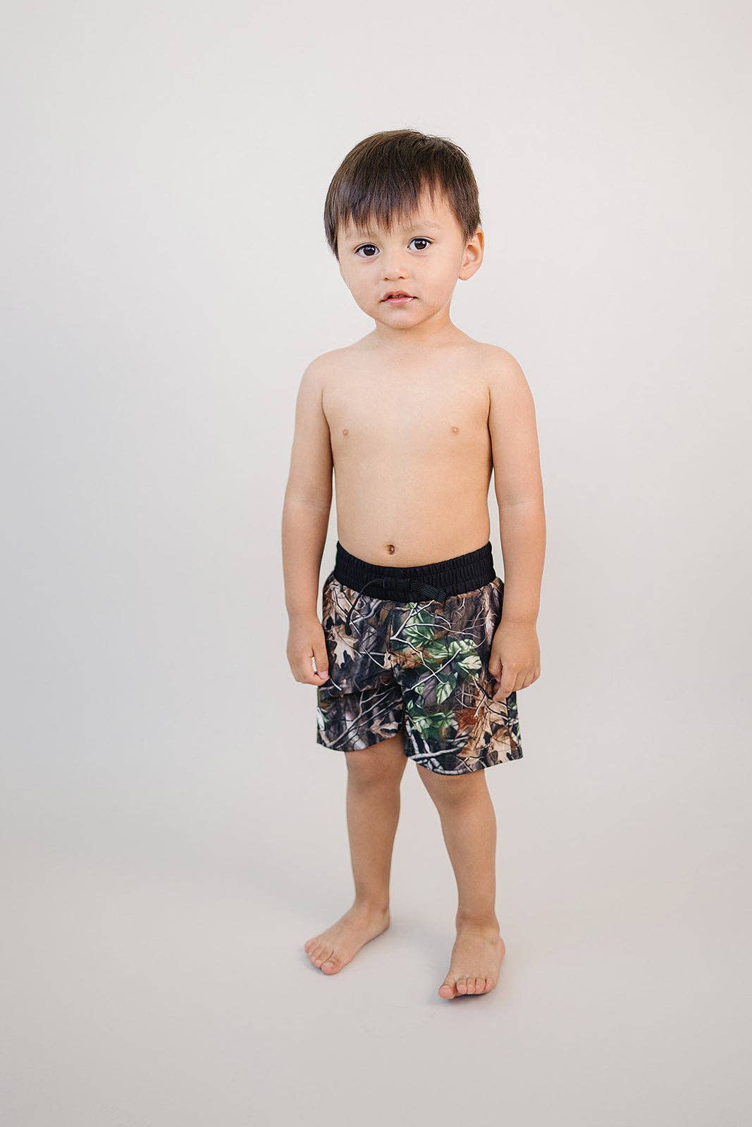 Colter Camo Dark Swim Trunks