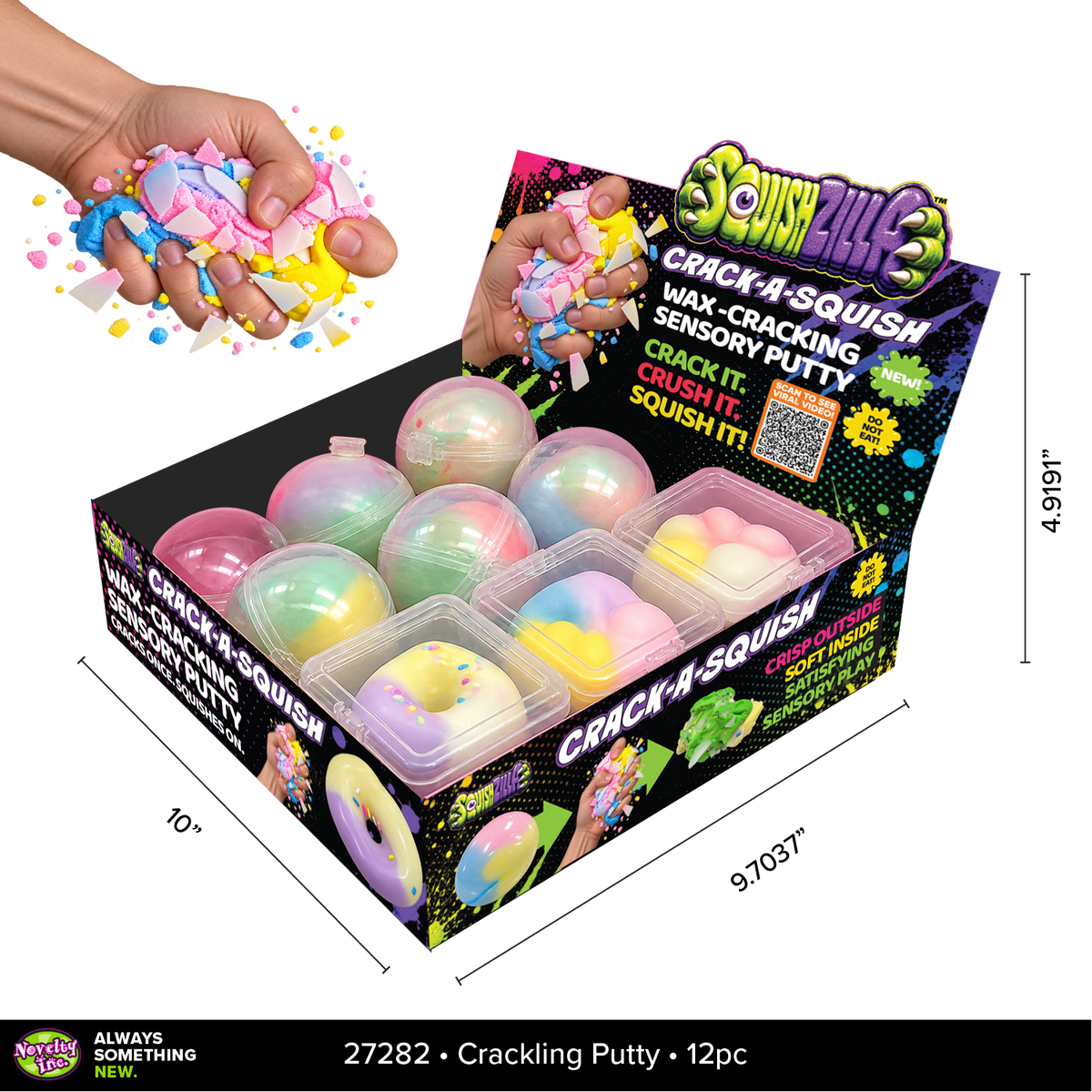 Wax-Cracking Sensory Colorful Putty