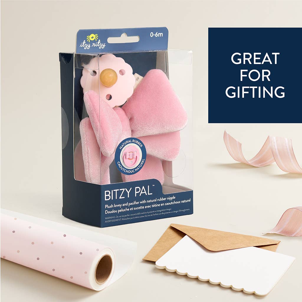 Itzy Bitzy Pal Natural Rubber Pacifier & Plush