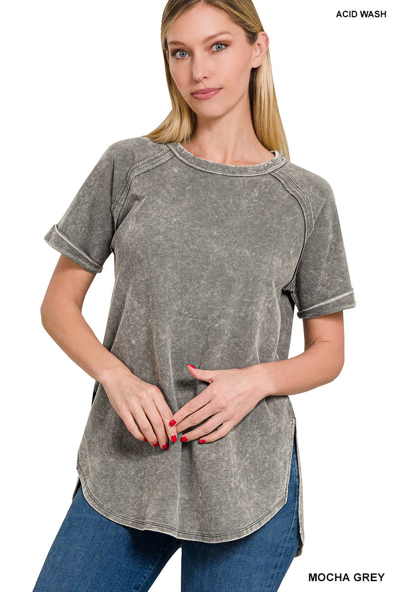 Faith French Terry Vintage Wash Tee