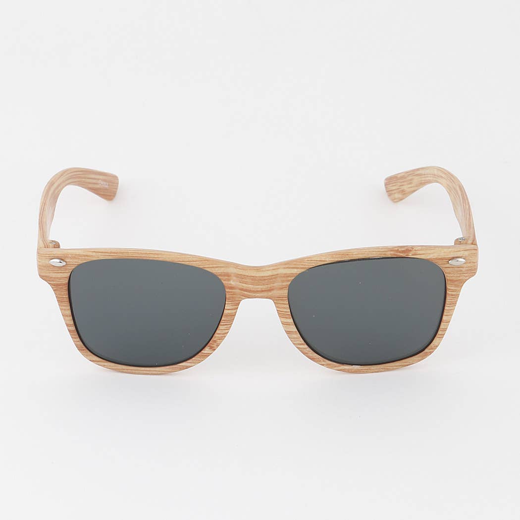 Kids Multi Wood Tinted Sunglasses