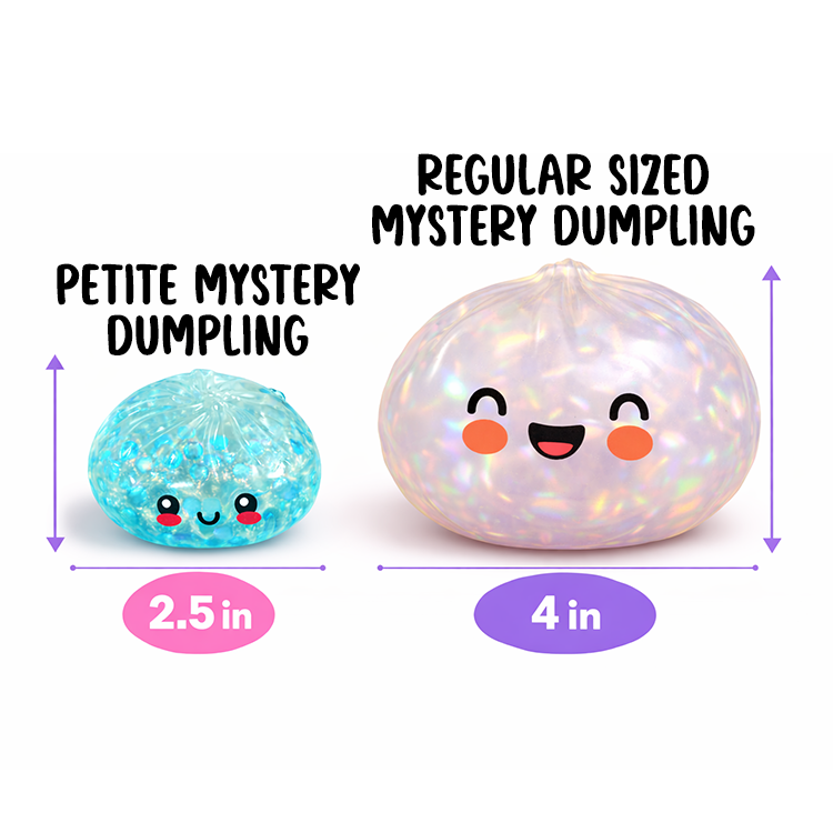 Fun Doh Petite 2.5-Inch Mystery Dumpling Squishy