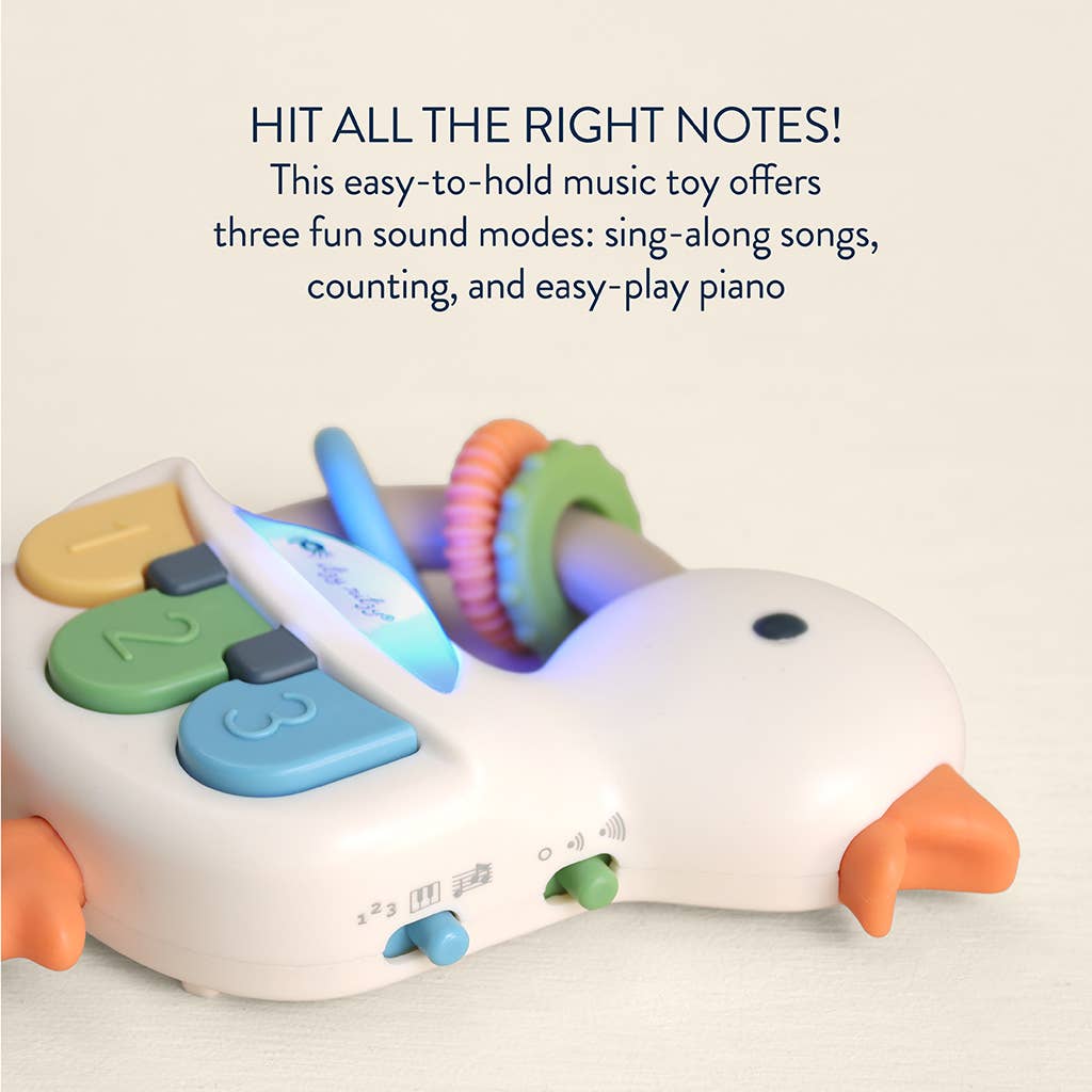 *NEW* Bitzy Tunes™ Goose - Light-up Interactive Piano Toy