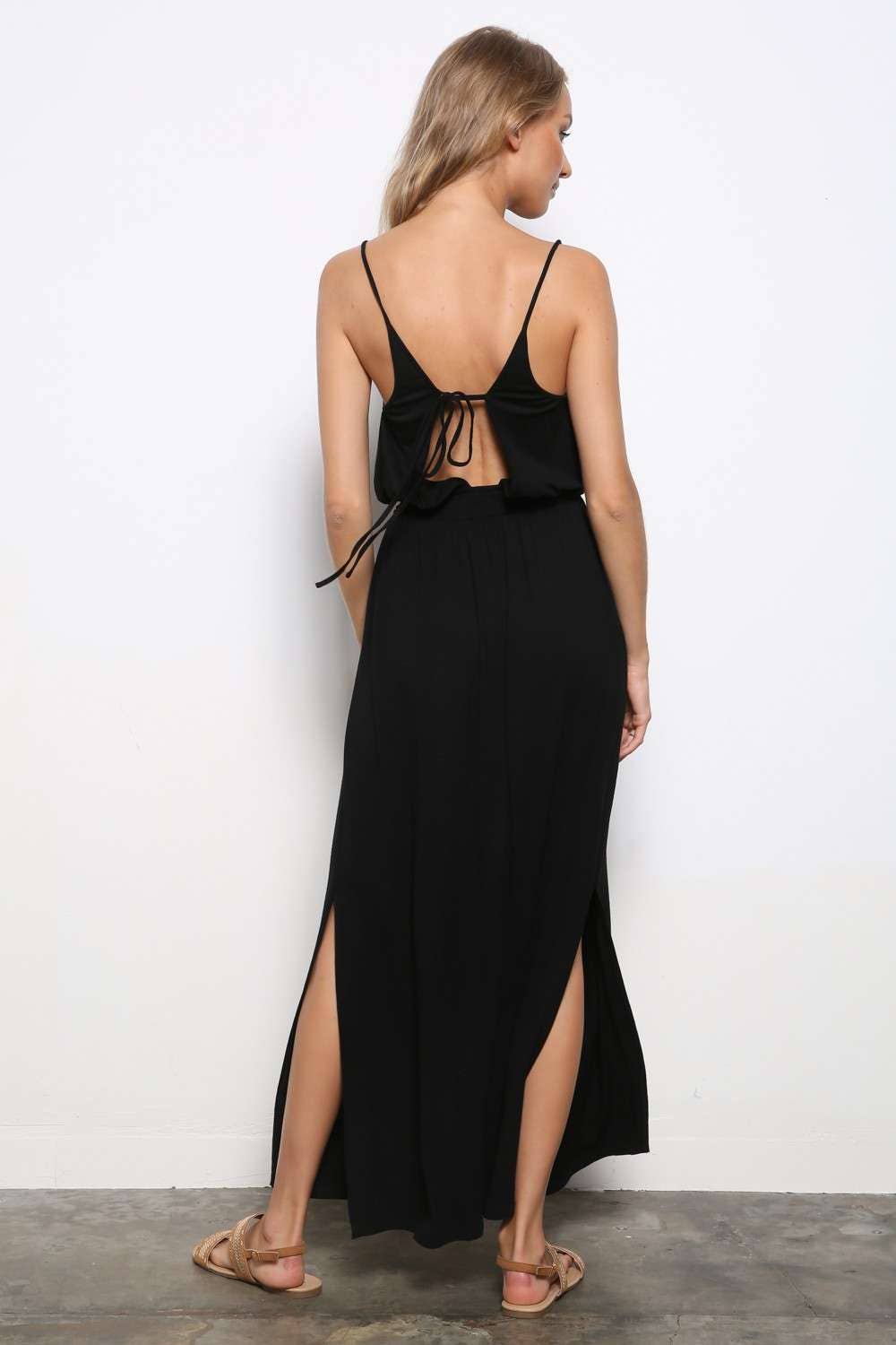 Jerzee Cami Strappy Maxi Dress