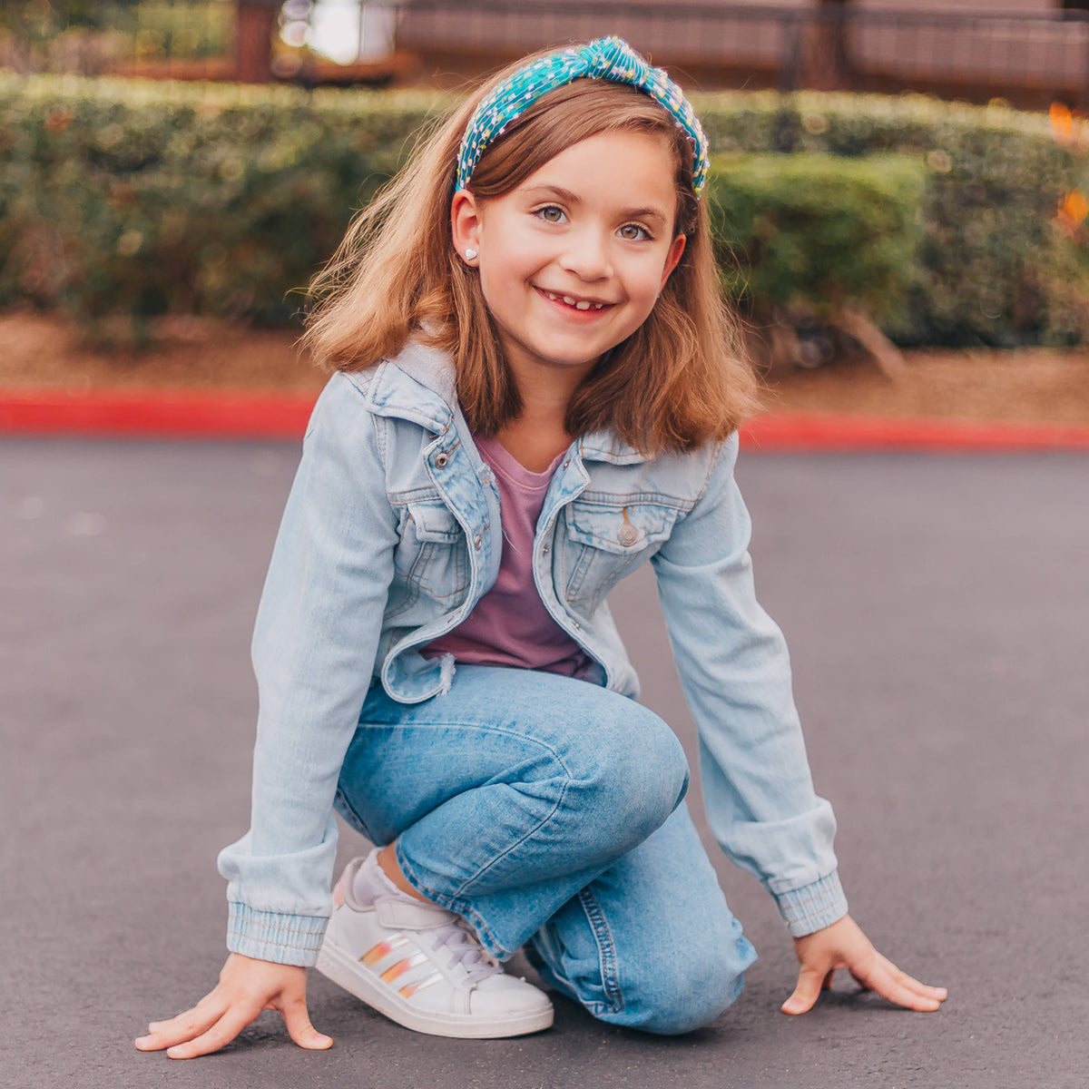 Kids Knotted Confetti Headband