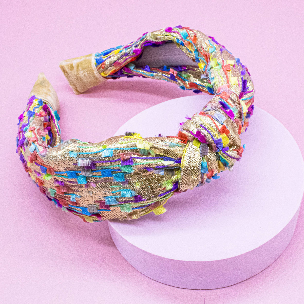 Kids Knotted Confetti Headband