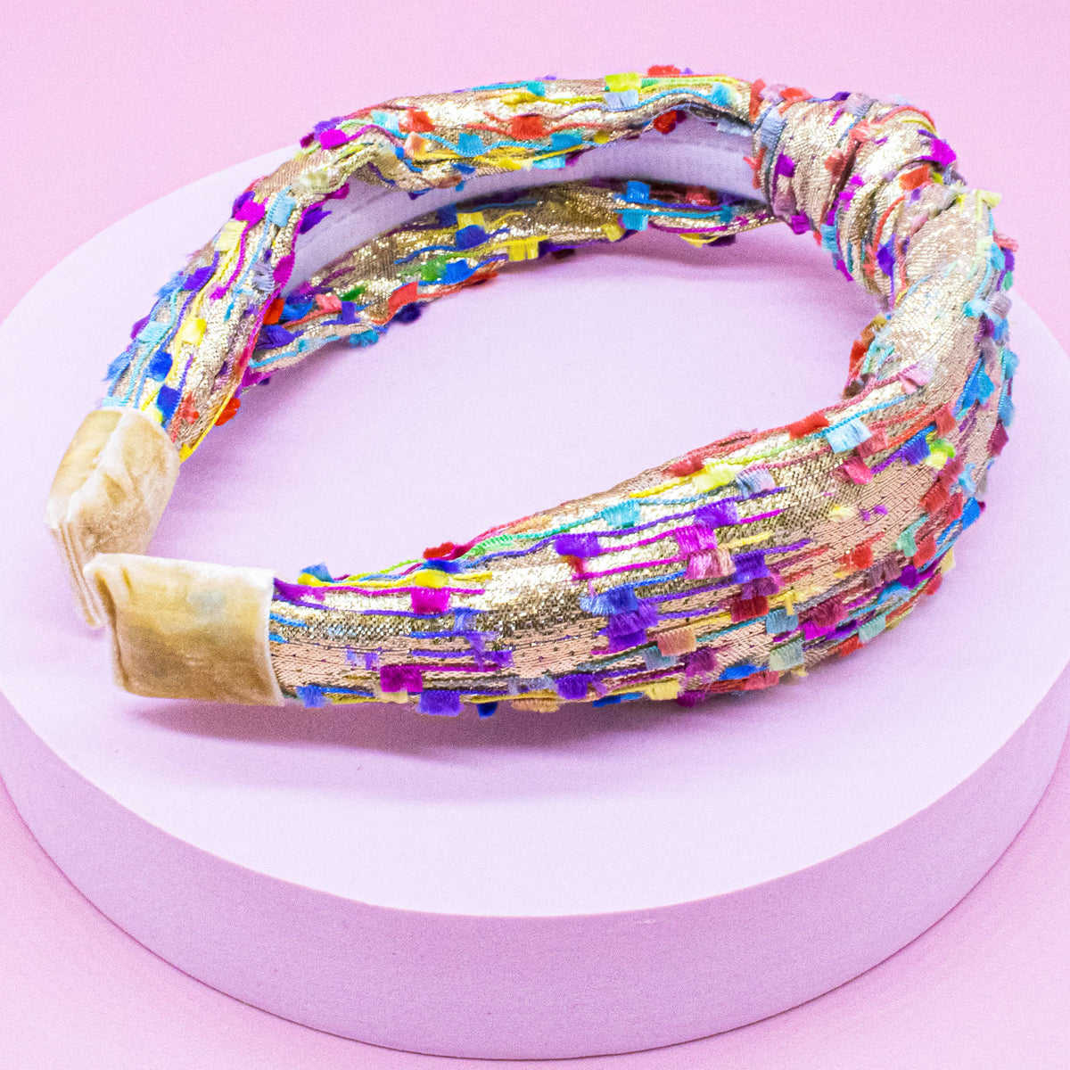 Kids Knotted Confetti Headband