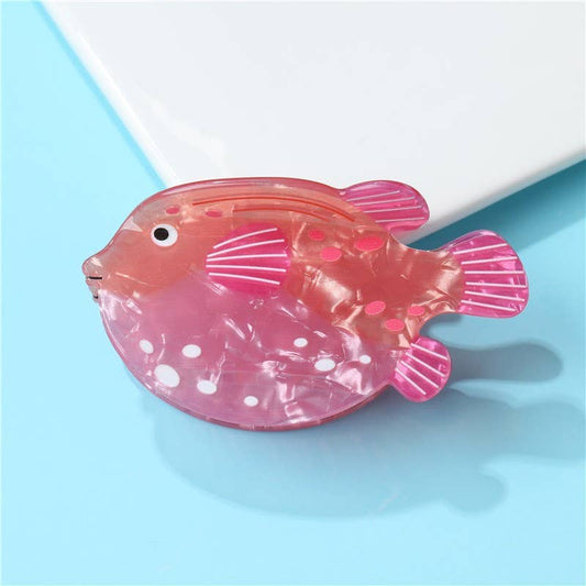 Seaside Nautical Fish Claw Clips