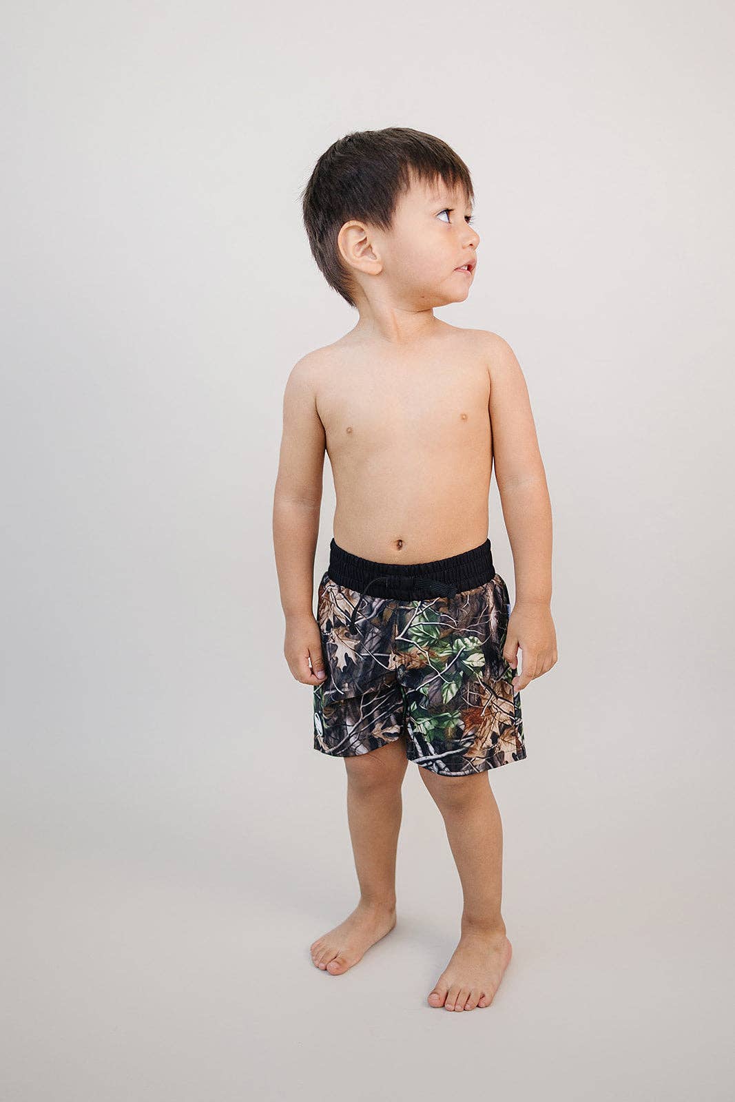 Colter Camo Dark Swim Trunks