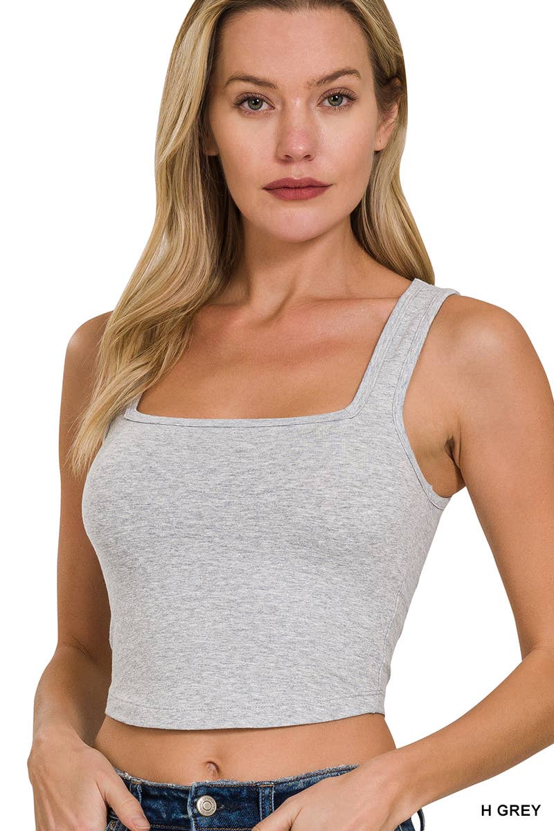 Canyon Square Neck Cropped Tank