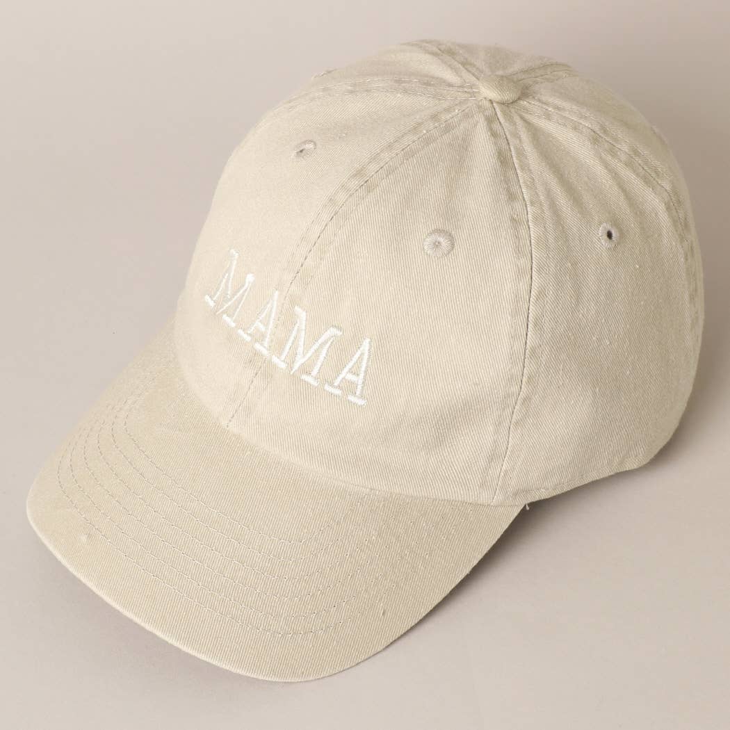 Mama Embroidered Ball Cap