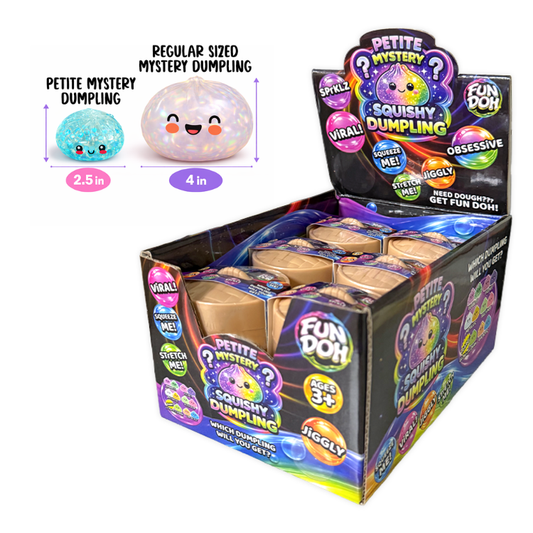 Fun Doh Petite 2.5-Inch Mystery Dumpling Squishy