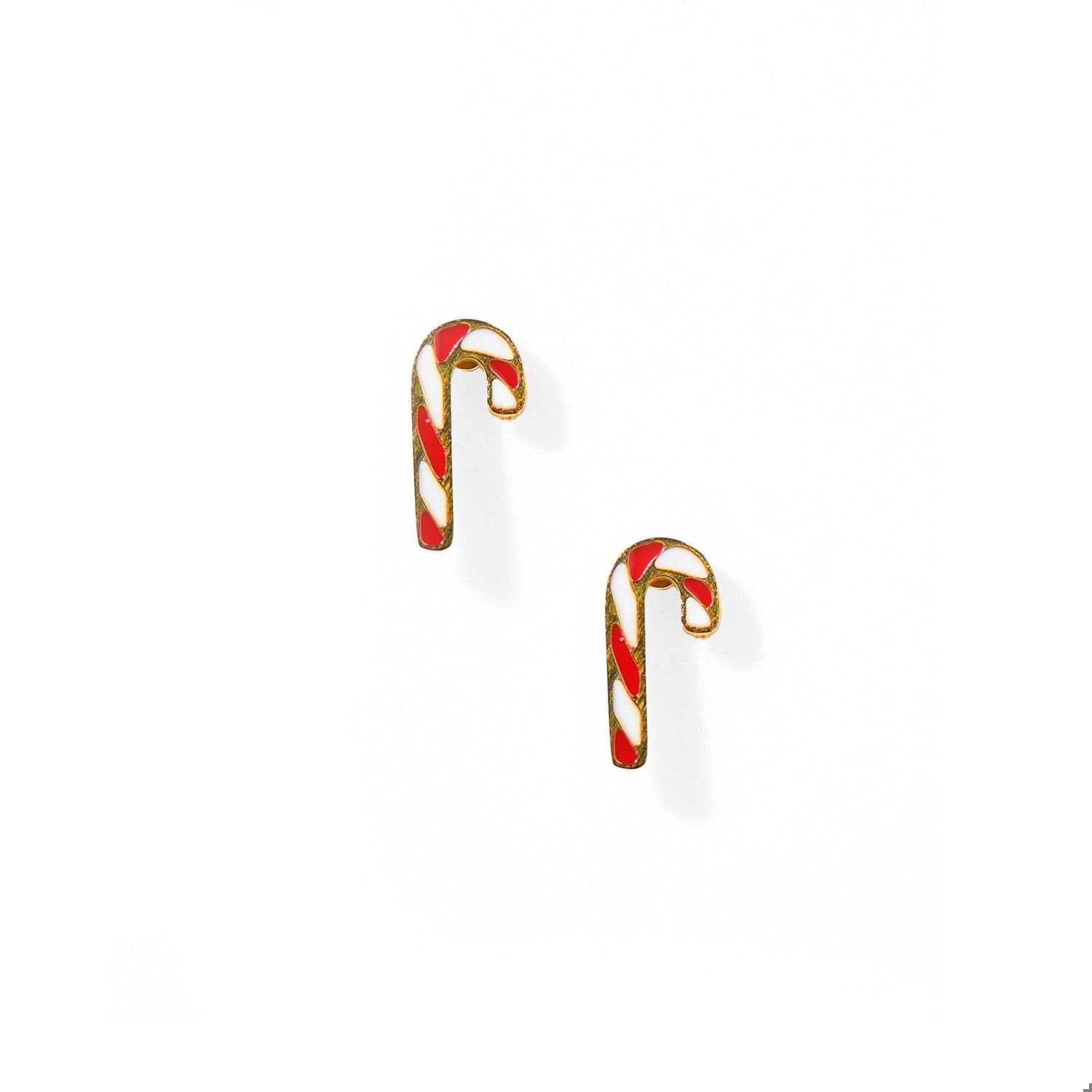 Screwback Stud Earrings - Peppermint Twist