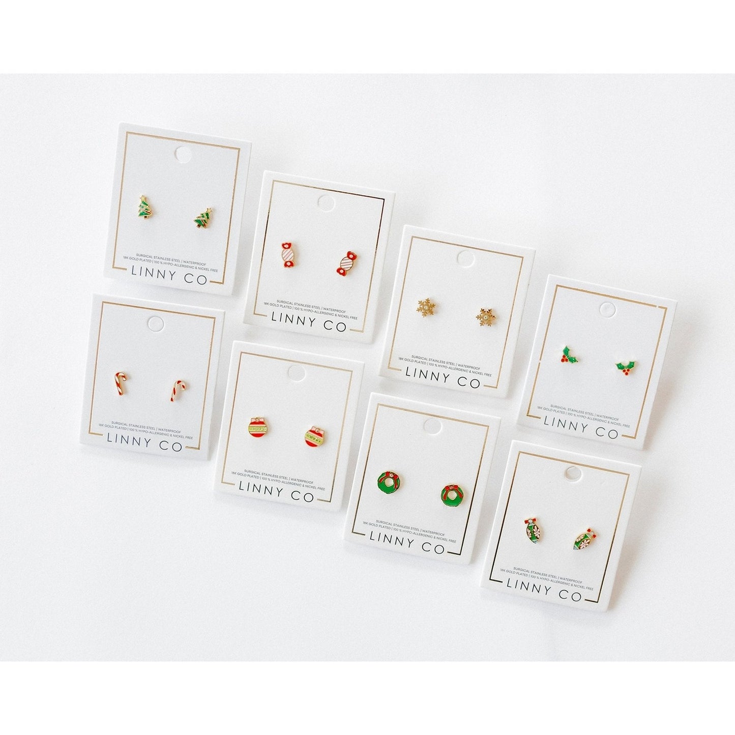 Screwback Stud Earrings - Noelle