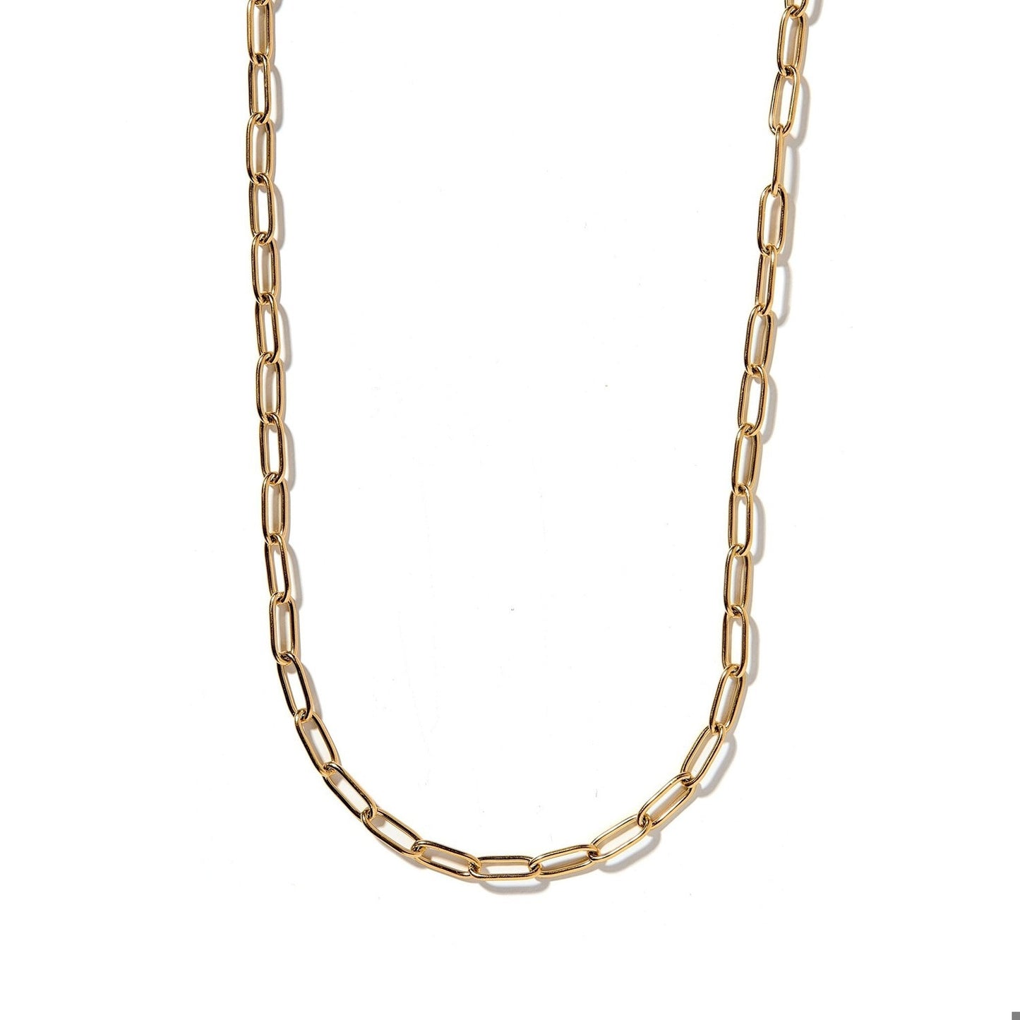 Necklace - Palmer Paperclip Gold
