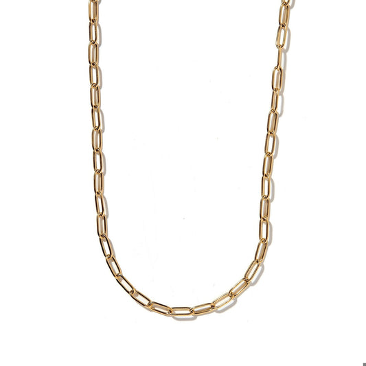 Necklace - Palmer Paperclip Gold