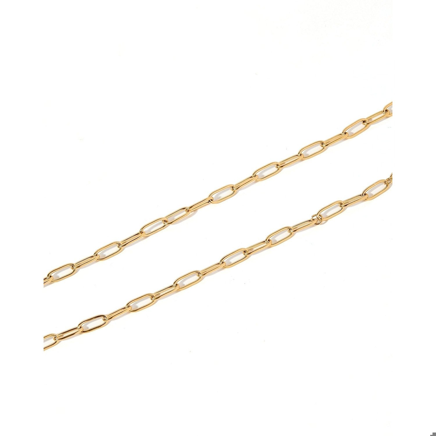 Necklace - Palmer Paperclip Gold