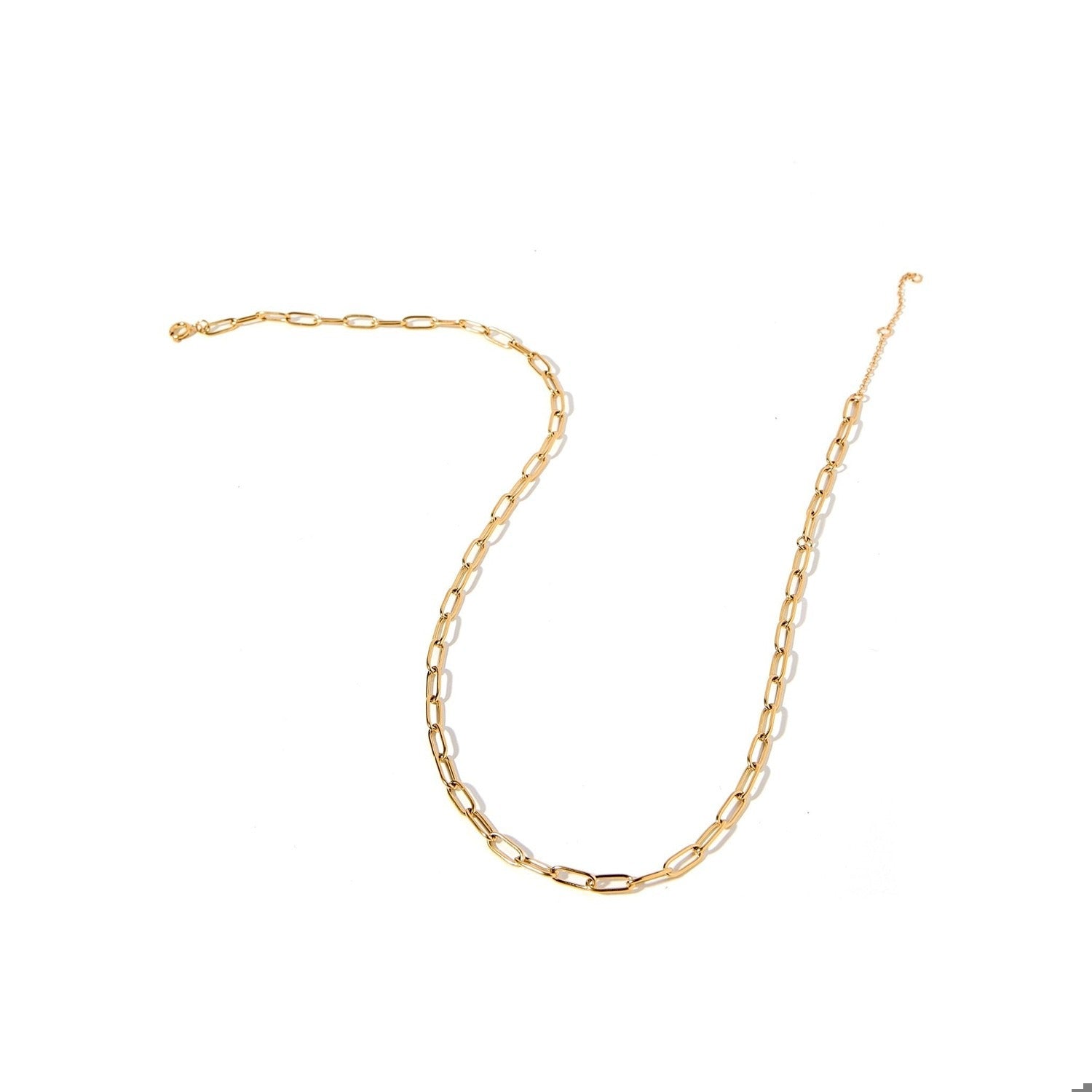 Necklace - Palmer Paperclip Gold