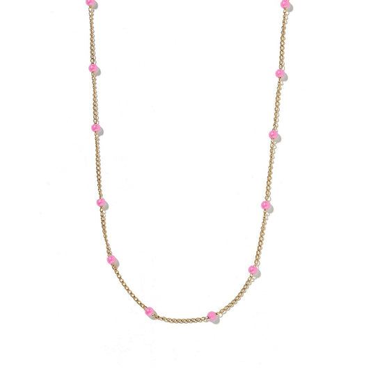 Necklace - Dabney Pink