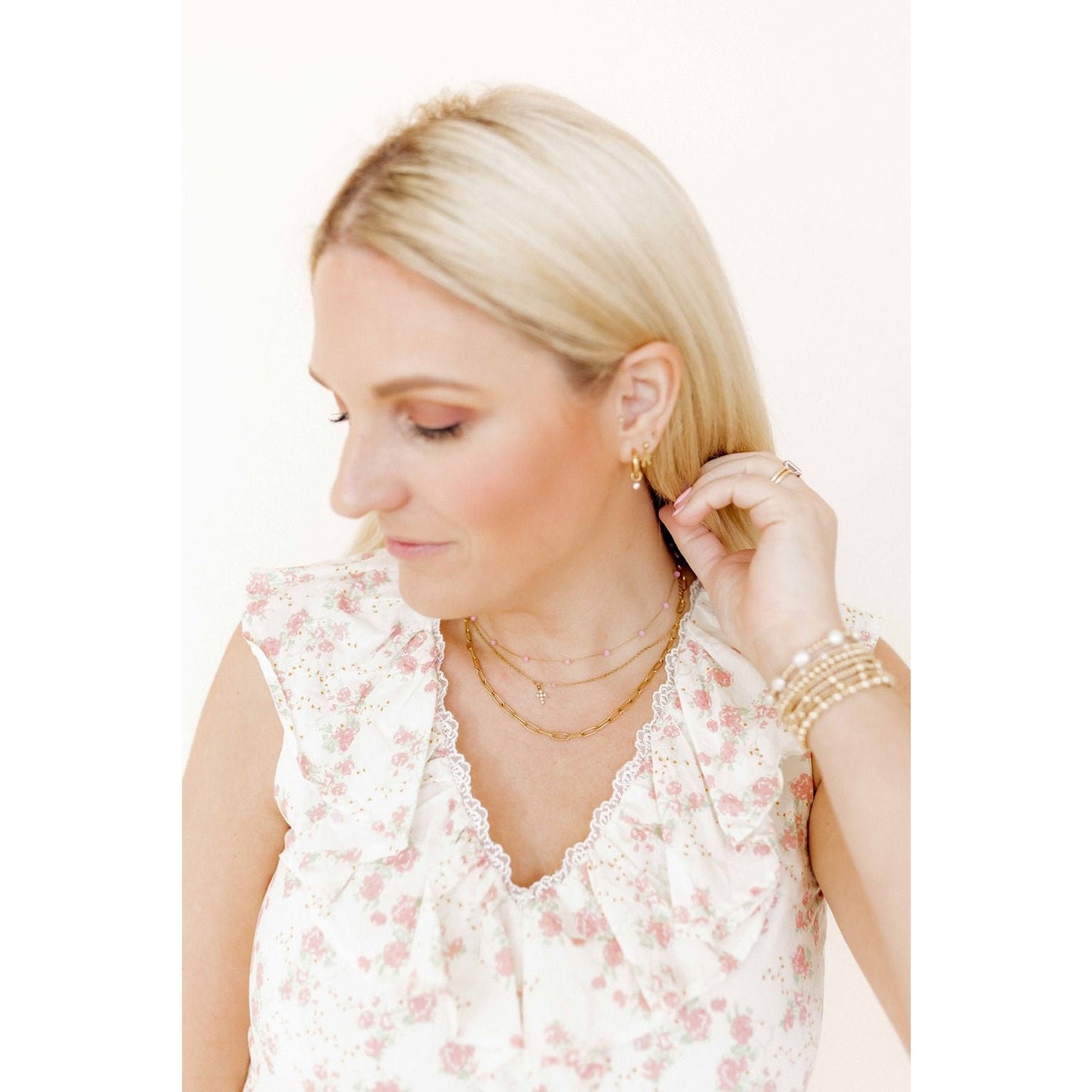 Necklace - Dabney Pink
