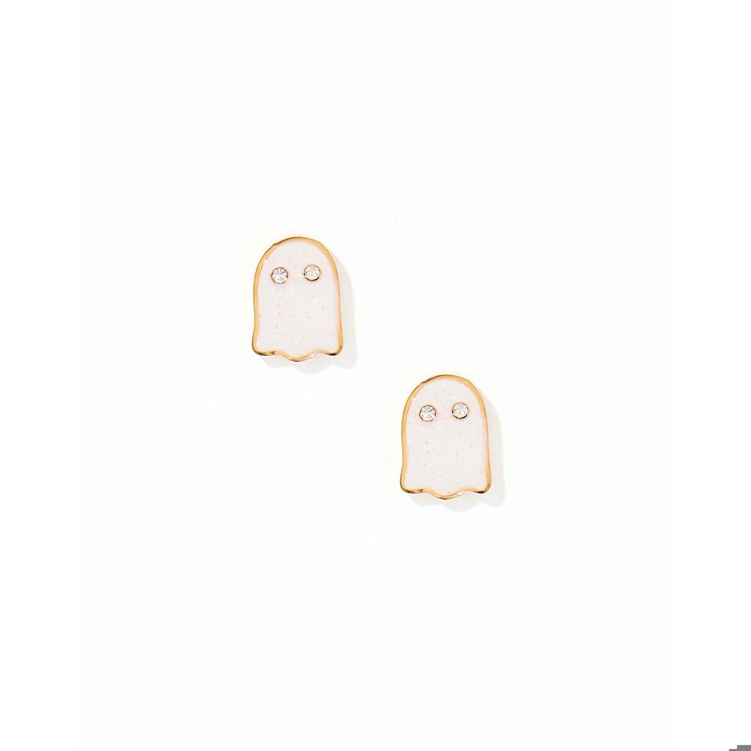 Screwback Stud Earrings - Ghost
