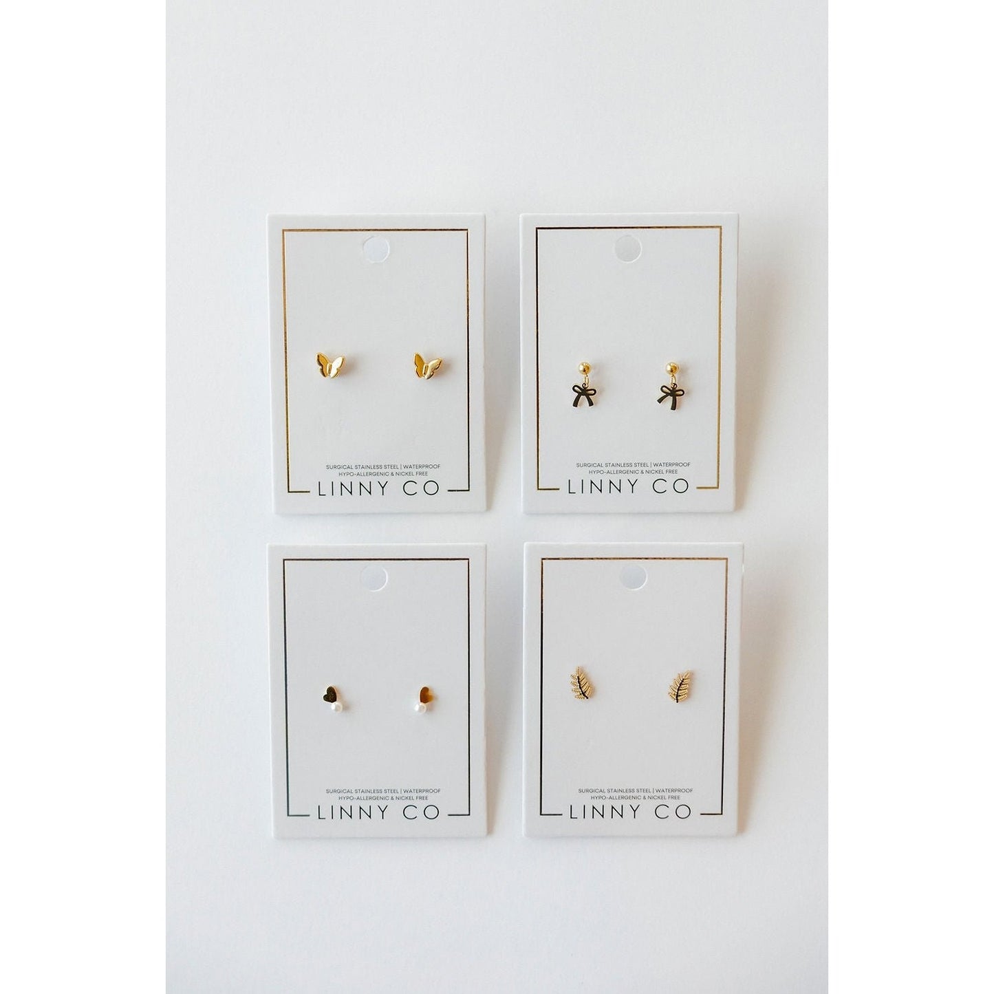 Screwback Stud Earrings - Sylvie