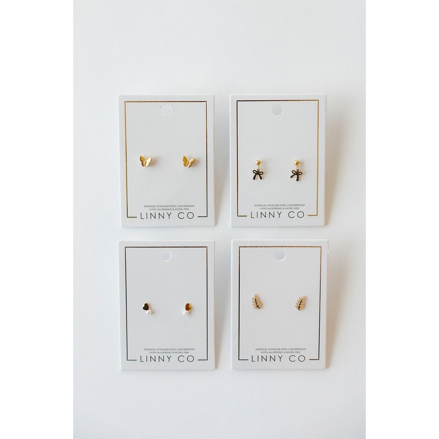 Screwback Stud Earrings - Sylvie