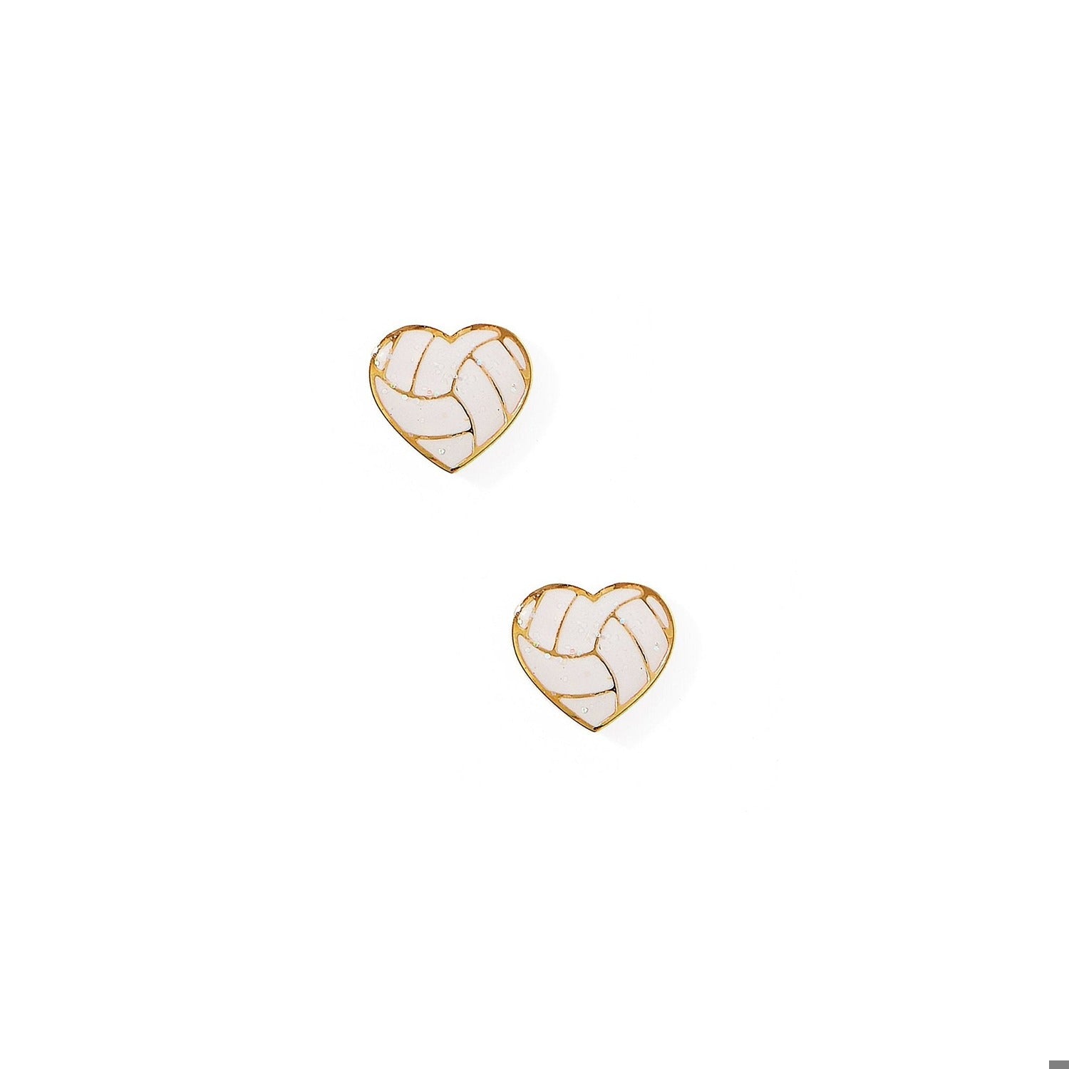 Screwback Stud Earrings - Volleyball