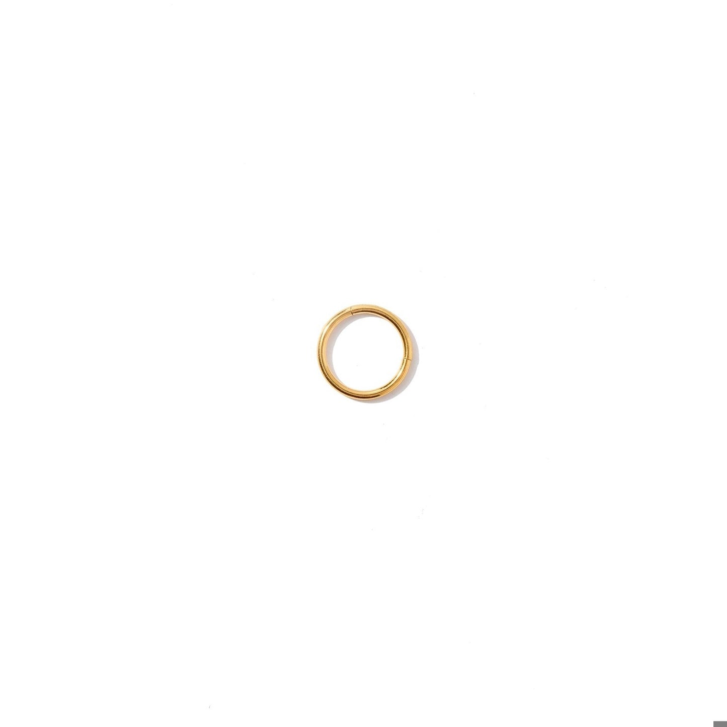 Huggie Infinity Hoop Earrings - Ava Gold 8mm