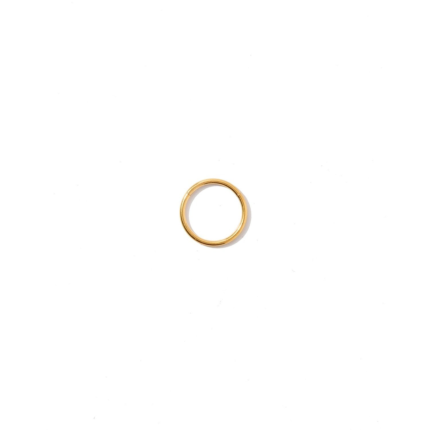 Huggie Infinity Hoop Earrings - Ava Gold 10mm