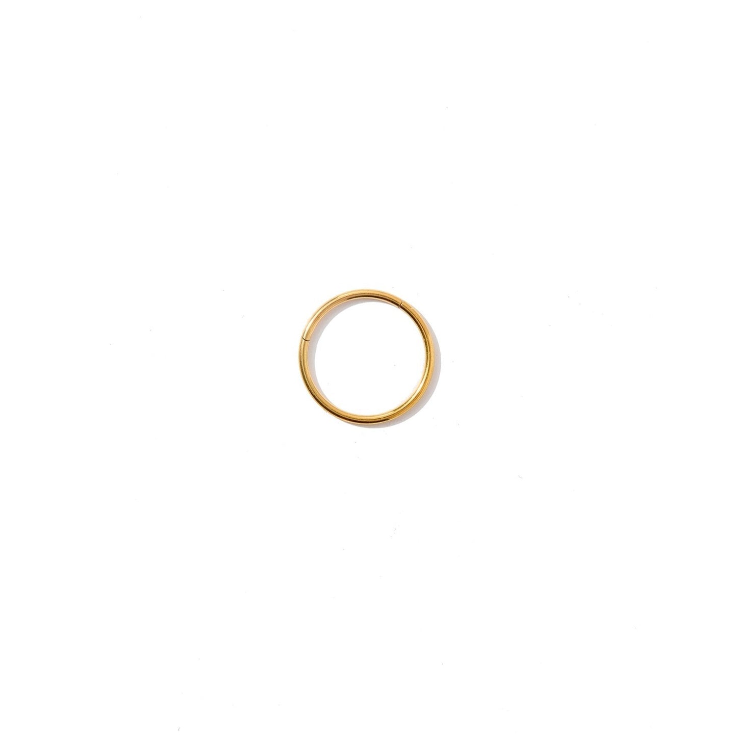 Huggie Infinity Hoop Earrings - Ava Gold 12mm
