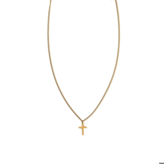 Necklace - Shepherd Cross Gold