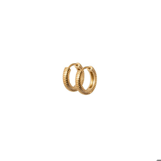 Huggie Earrings - November Gold