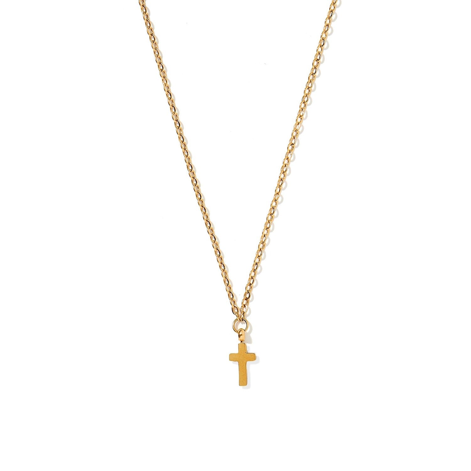 Necklace - Catherine Cross Gold