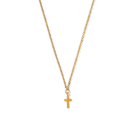 Necklace - Catherine Cross Gold